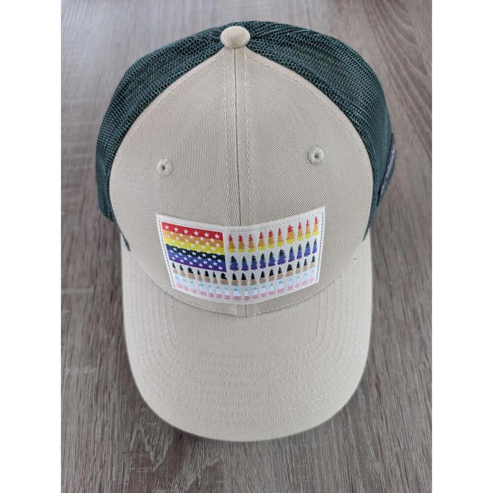 Columbia PFG Performance Outdoor Hiking Trucker Hat Rainbow One Size Gorpcore